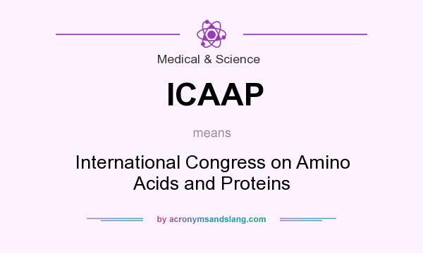 What does ICAAP mean? It stands for International Congress on Amino Acids and Proteins