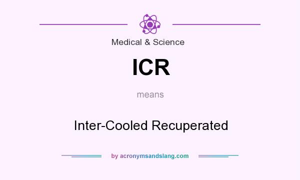 What does ICR mean? It stands for Inter-Cooled Recuperated