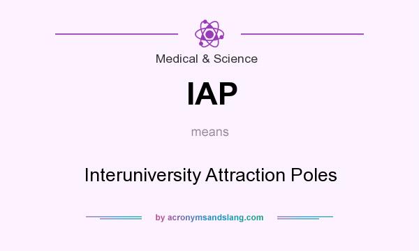 What does IAP mean? It stands for Interuniversity Attraction Poles