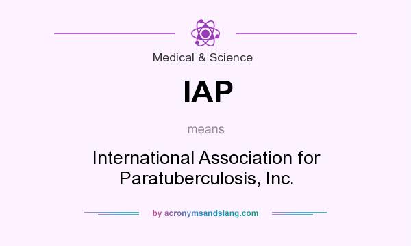 What does IAP mean? It stands for International Association for Paratuberculosis, Inc.