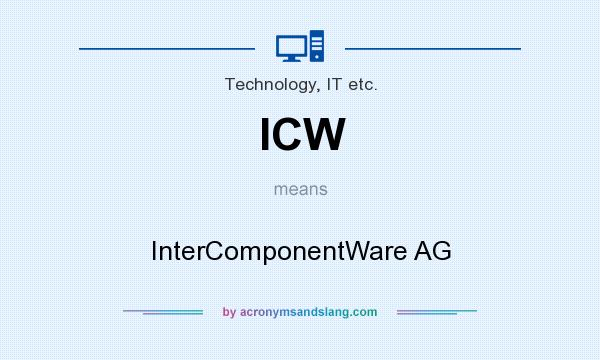 What does ICW mean? It stands for InterComponentWare AG
