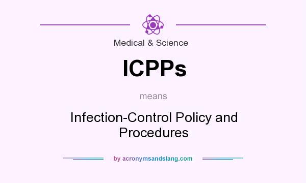 What does ICPPs mean? It stands for Infection-Control Policy and Procedures