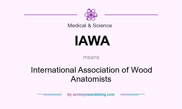 What does IAWA mean? It stands for International Association of Wood Anatomists