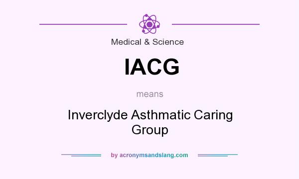 What does IACG mean? It stands for Inverclyde Asthmatic Caring Group
