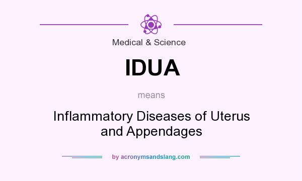 What does IDUA mean? It stands for Inflammatory Diseases of Uterus and Appendages