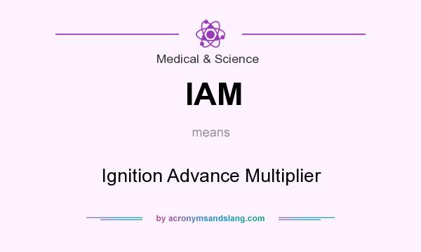 What does IAM mean? It stands for Ignition Advance Multiplier