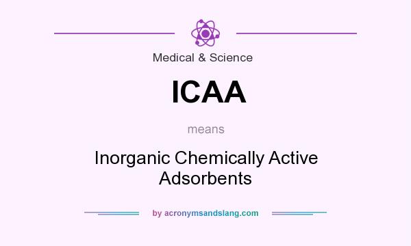 What does ICAA mean? It stands for Inorganic Chemically Active Adsorbents