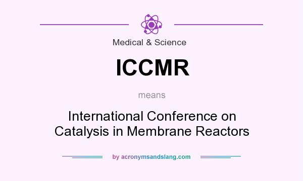 What does ICCMR mean? It stands for International Conference on Catalysis in Membrane Reactors