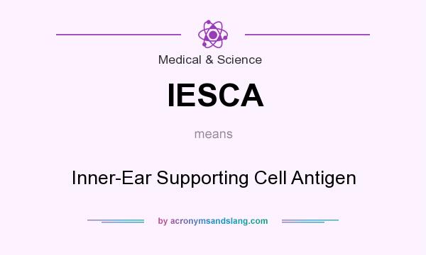 What does IESCA mean? It stands for Inner-Ear Supporting Cell Antigen