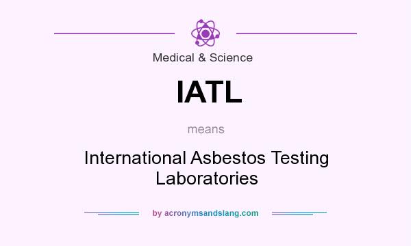 What does IATL mean? It stands for International Asbestos Testing Laboratories