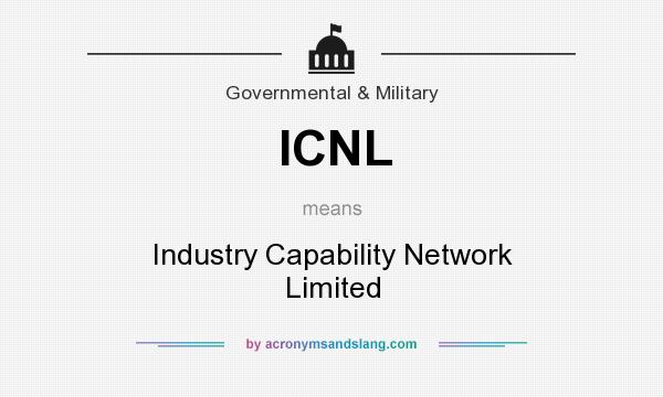 What does ICNL mean? It stands for Industry Capability Network Limited