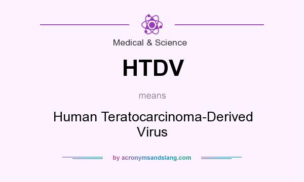 What does HTDV mean? It stands for Human Teratocarcinoma-Derived Virus