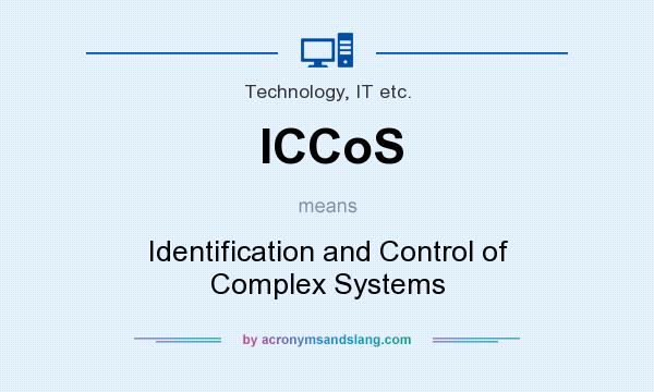 What does ICCoS mean? It stands for Identification and Control of Complex Systems