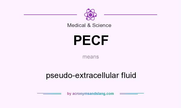 What does PECF mean? It stands for pseudo-extracellular fluid