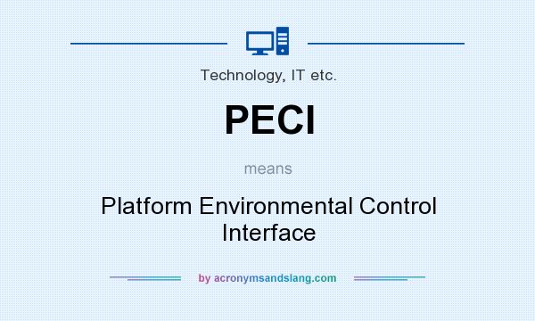 What does PECI mean? It stands for Platform Environmental Control Interface