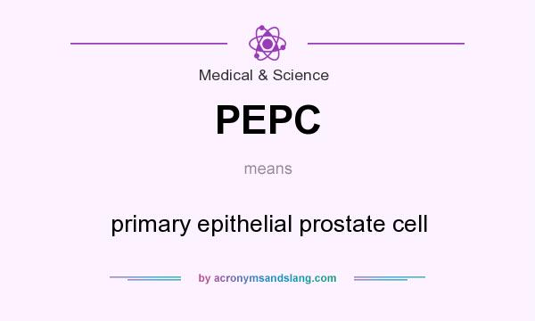 What does PEPC mean? It stands for primary epithelial prostate cell