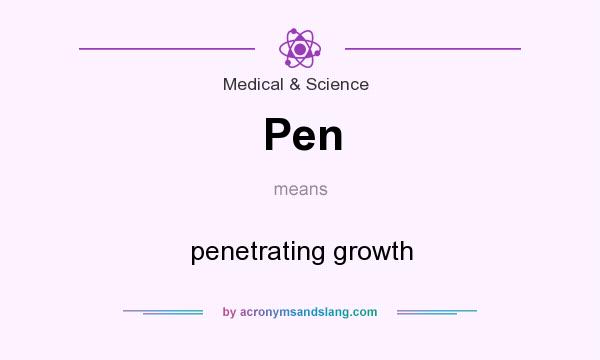 What does Pen mean? It stands for penetrating growth