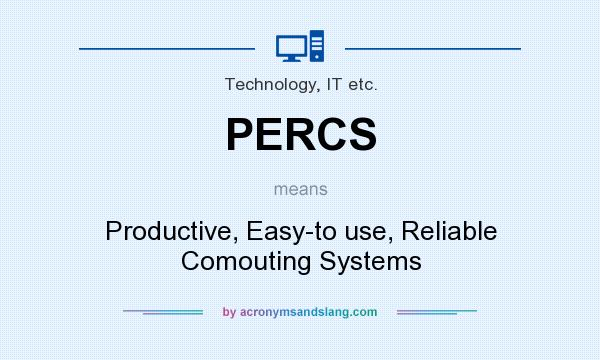 What does PERCS mean? It stands for Productive, Easy-to use, Reliable Comouting Systems