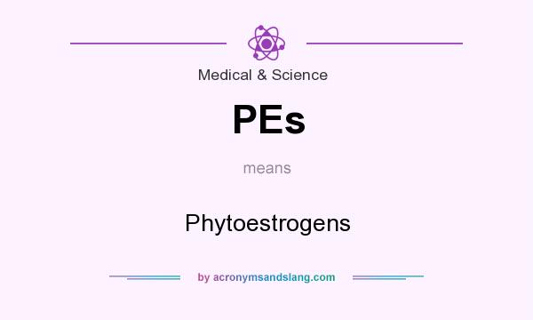 What does PEs mean? It stands for Phytoestrogens