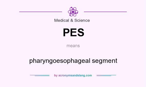 What does PES mean? It stands for pharyngoesophageal segment