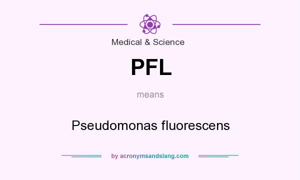 What does PFL mean? It stands for Pseudomonas fluorescens