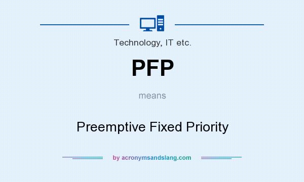 What does PFP mean? It stands for Preemptive Fixed Priority