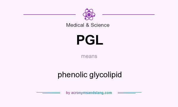 What does PGL mean? It stands for phenolic glycolipid