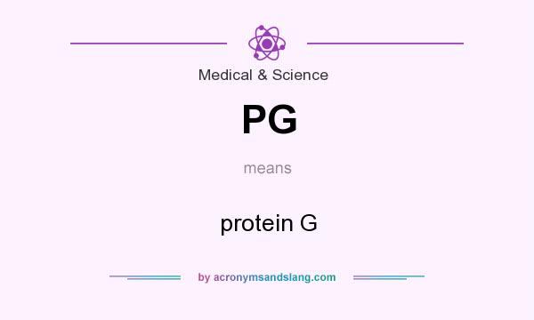What does PG mean? It stands for protein G