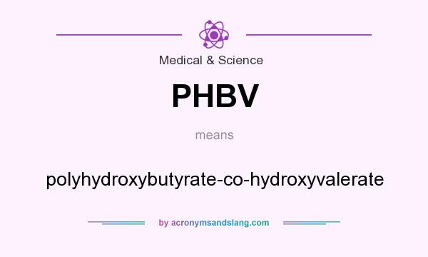 What does PHBV mean? It stands for polyhydroxybutyrate-co-hydroxyvalerate