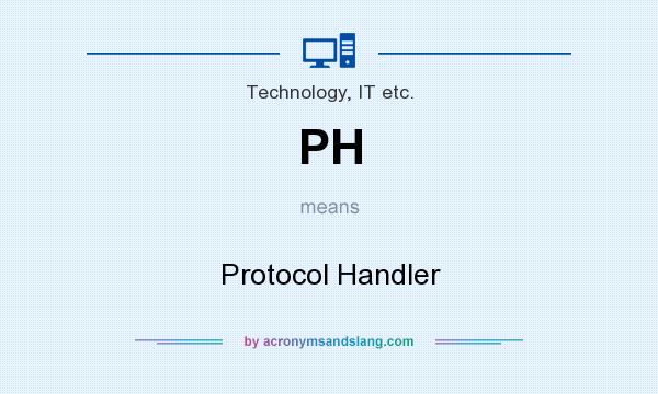What does PH mean? It stands for Protocol Handler