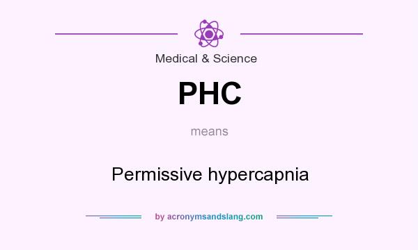 What does PHC mean? It stands for Permissive hypercapnia