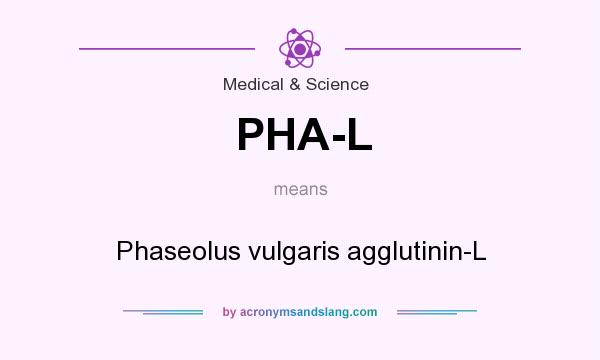 What does PHA-L mean? It stands for Phaseolus vulgaris agglutinin-L
