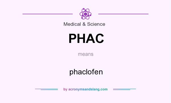 What does PHAC mean? It stands for phaclofen
