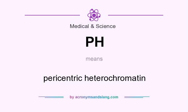 What does PH mean? It stands for pericentric heterochromatin