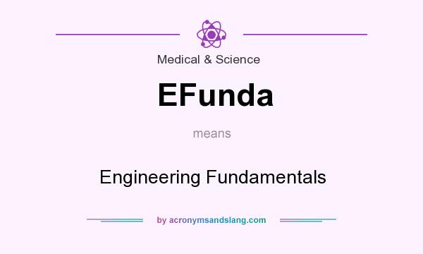 What does EFunda mean? It stands for Engineering Fundamentals