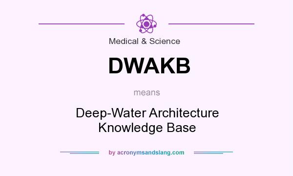 What does DWAKB mean? It stands for Deep-Water Architecture Knowledge Base