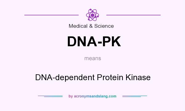 What does DNA-PK mean? It stands for DNA-dependent Protein Kinase