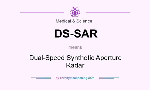 What does DS-SAR mean? It stands for Dual-Speed Synthetic Aperture Radar