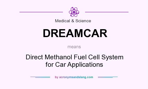 What does DREAMCAR mean? It stands for Direct Methanol Fuel Cell System for Car Applications