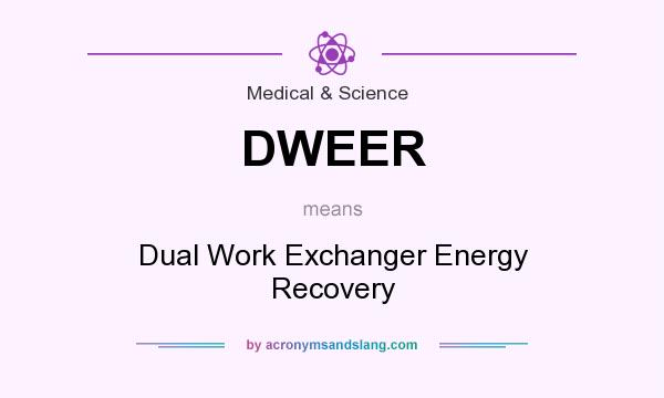 What does DWEER mean? It stands for Dual Work Exchanger Energy Recovery