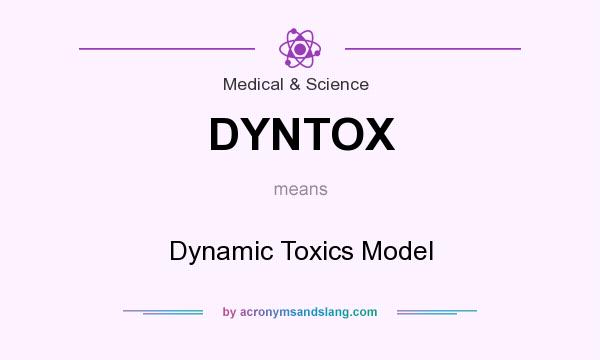 What does DYNTOX mean? It stands for Dynamic Toxics Model