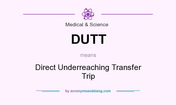 What does DUTT mean? It stands for Direct Underreaching Transfer Trip
