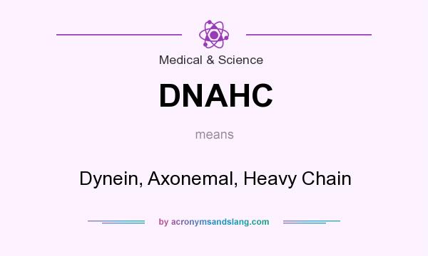 What does DNAHC mean? It stands for Dynein, Axonemal, Heavy Chain