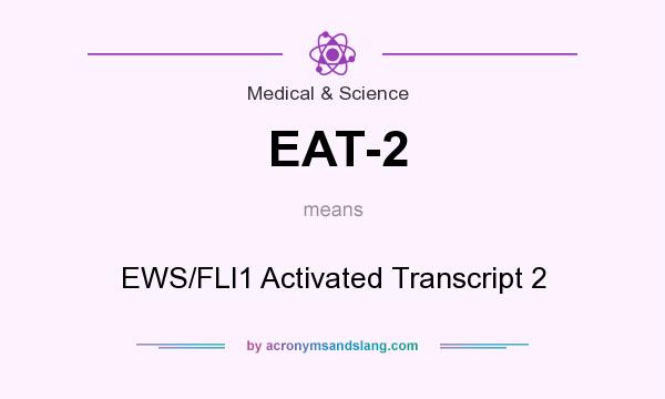 What does EAT-2 mean? It stands for EWS/FLI1 Activated Transcript 2
