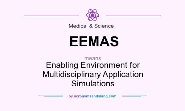What does EEMAS mean? It stands for Enabling Environment for Multidisciplinary Application Simulations