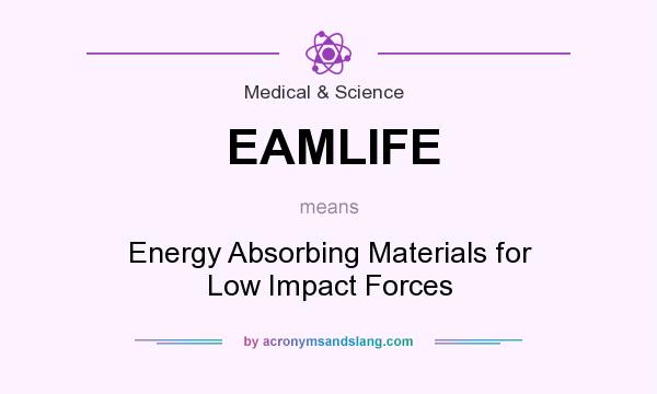 What does EAMLIFE mean? It stands for Energy Absorbing Materials for Low Impact Forces