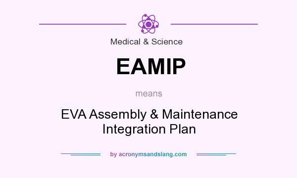 What does EAMIP mean? It stands for EVA Assembly & Maintenance Integration Plan