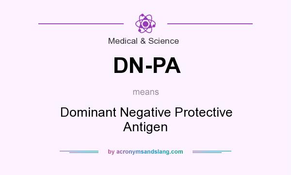 What does DN-PA mean? It stands for Dominant Negative Protective Antigen