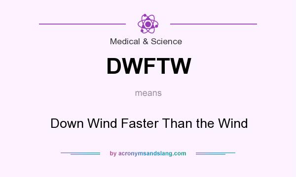 What does DWFTW mean? It stands for Down Wind Faster Than the Wind