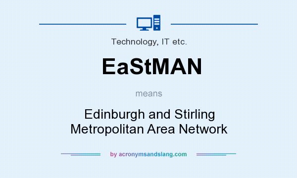 What does EaStMAN mean? It stands for Edinburgh and Stirling Metropolitan Area Network